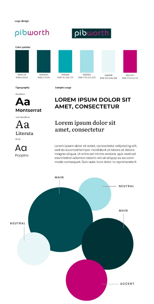 Pibworth PS Visual Brand Guidelines