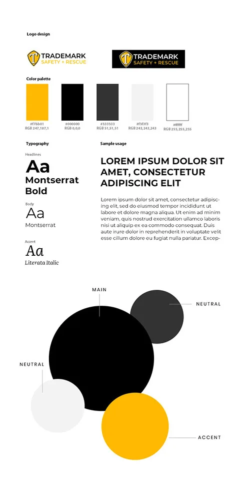 Trademark Safety & Rescue Visual Brand Guidelines